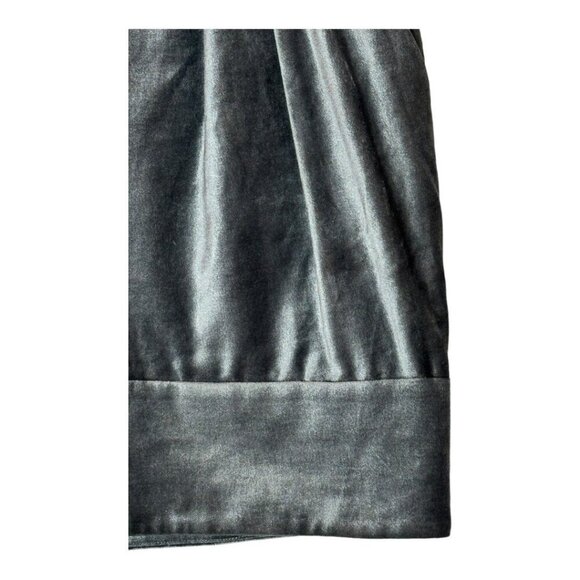 Club Monaco Skirt Women 2 Silver Gray Banded Waist A Line Mini Holiday Party - Picture 3 of 10